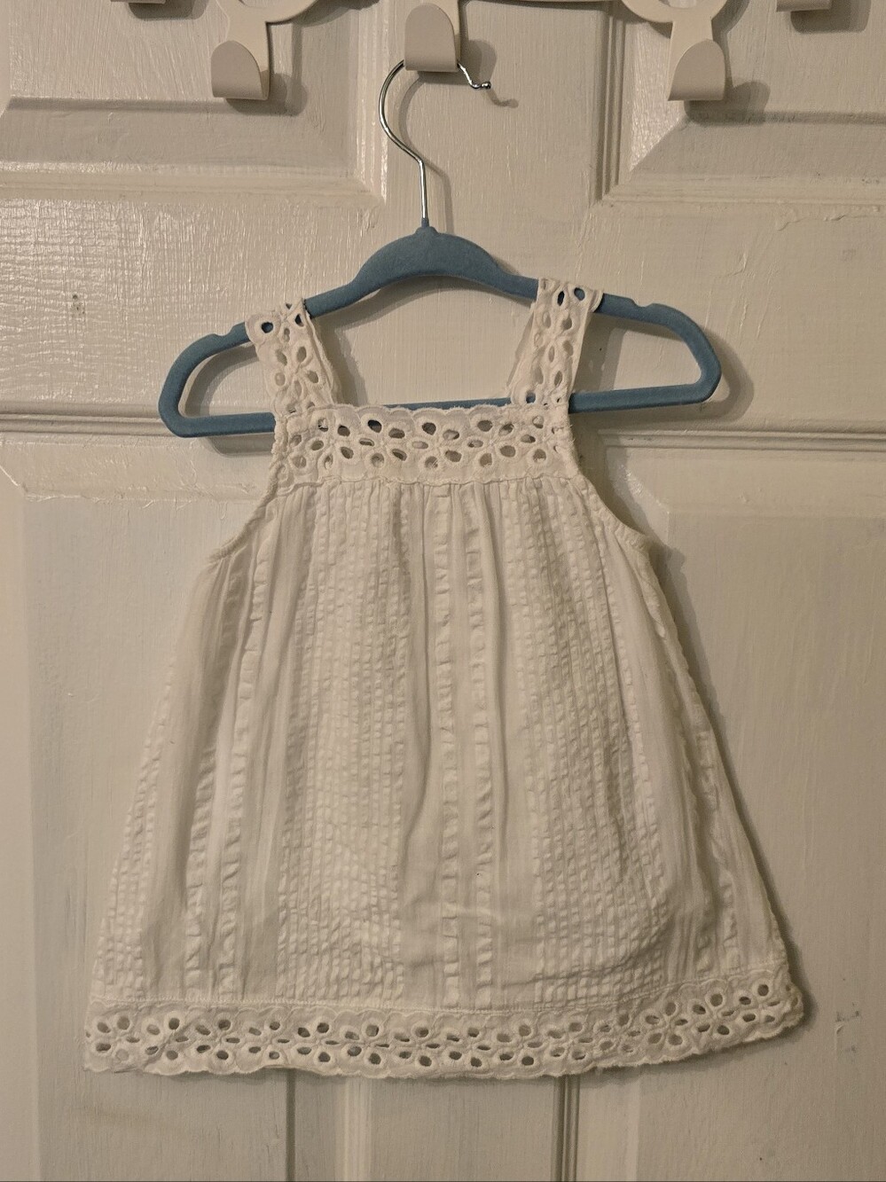 Zara White Eyelet Dress for Kids